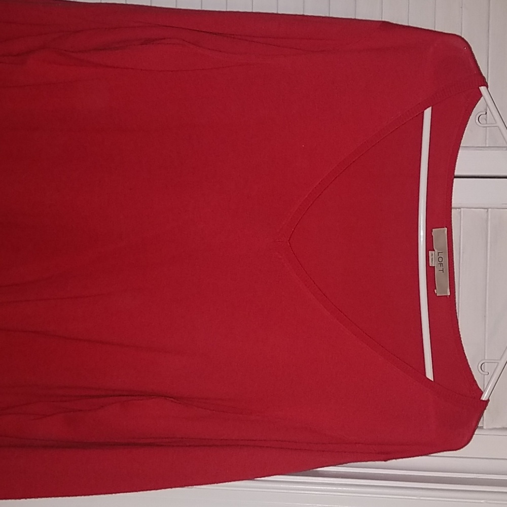 Loft Side slit sweater